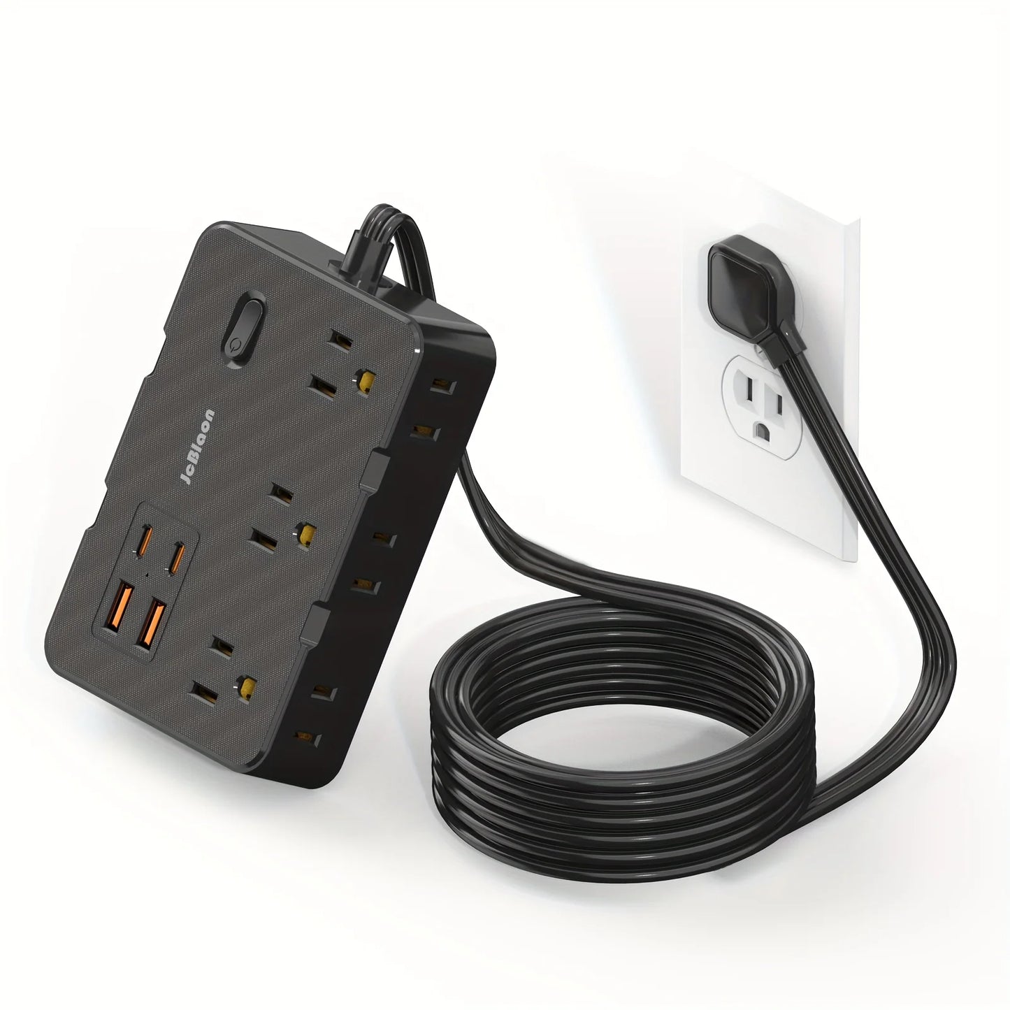 Potencia y Seguridad en 1 Solo Dispositivo. Olvídate de los Enchufes Insuficientes y Cables Desordenados.