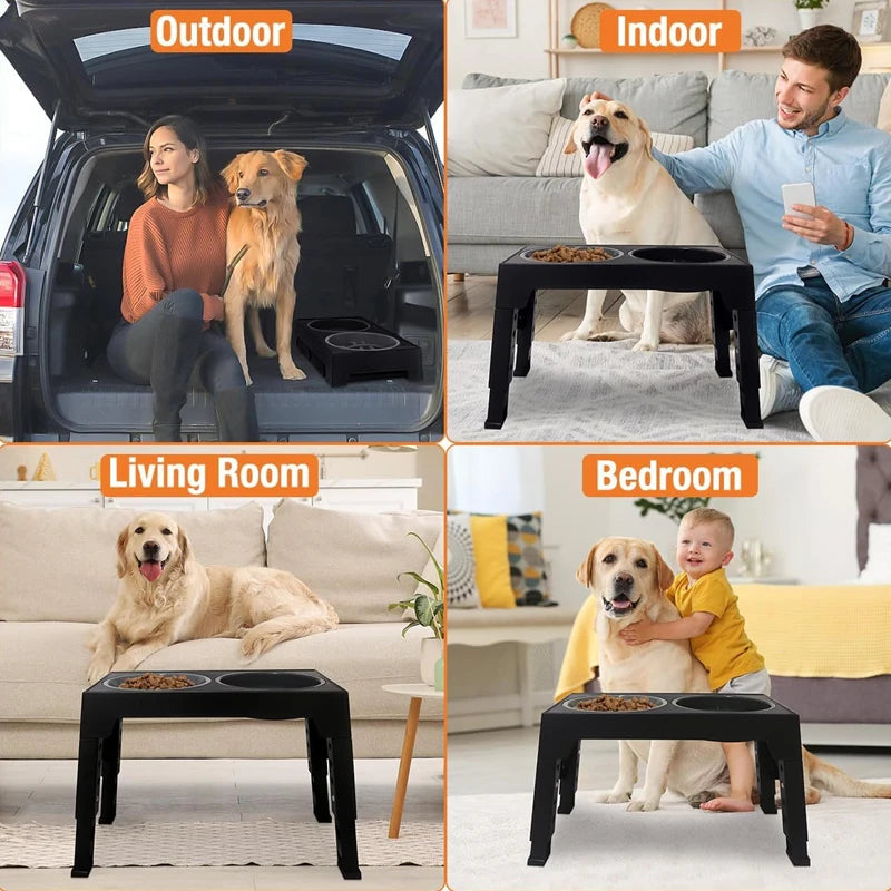 ¿Estás buscando la mejor opción para alimentar a tu perro de manera saludable y cómoda? Este comedero ajustable elevado es todo lo que necesitas para asegurar que tu mascota disfrute de sus comidas mientras cuidas de su salud y bienestar.