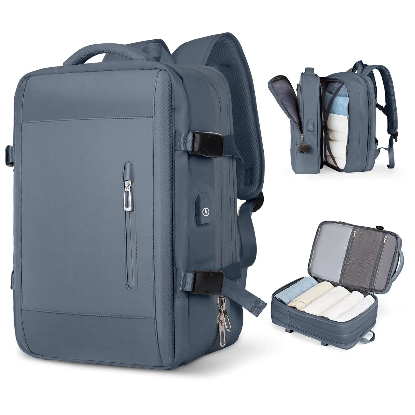 La Mochila todo en uno para Viajeros Exigentes. Esta mochila Expandible es la Solución.