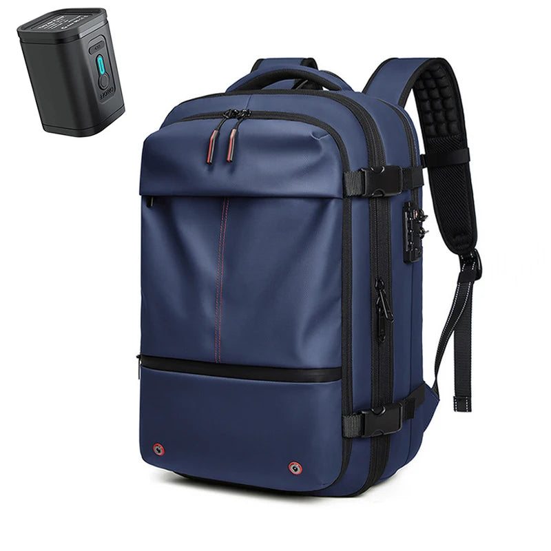 Maximiza el espacio y viaja sin preocupaciones con esta mochila de compresión al vacío!