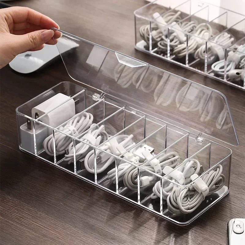 Despídete del Caos de Cables en tu Hogar u Oficina con esta Caja Organizadora.