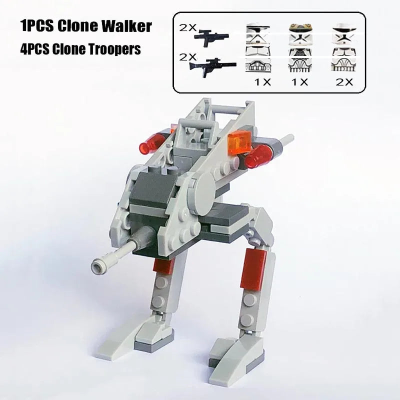 Set de bloques de construcción diseñado para los verdaderos fanáticos de Star Wars, ofreciéndote una experiencia de juego dinámica con mini figuras de acción y vehículos icónicos