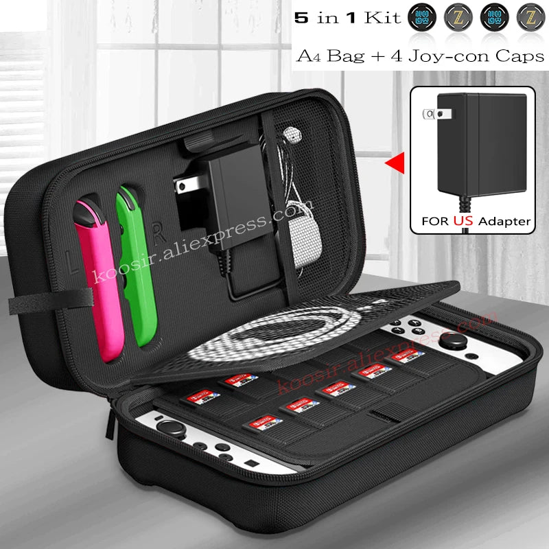 ¿Buscas una forma segura y práctica de transportar tu Nintendo Switch, Switch OLED o Switch Lite? ¡Nuestra Bolsa de Almacenamiento Grande es la solución perfecta! Diseñada para ofrecer máxima protección, comodidad y facilidad de transporte