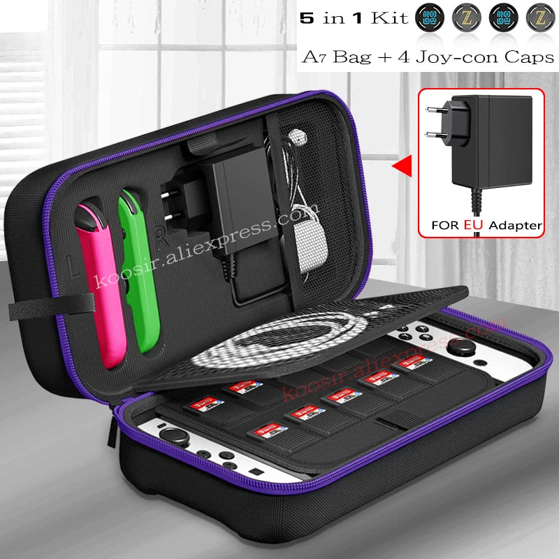 ¿Buscas una forma segura y práctica de transportar tu Nintendo Switch, Switch OLED o Switch Lite? ¡Nuestra Bolsa de Almacenamiento Grande es la solución perfecta! Diseñada para ofrecer máxima protección, comodidad y facilidad de transporte