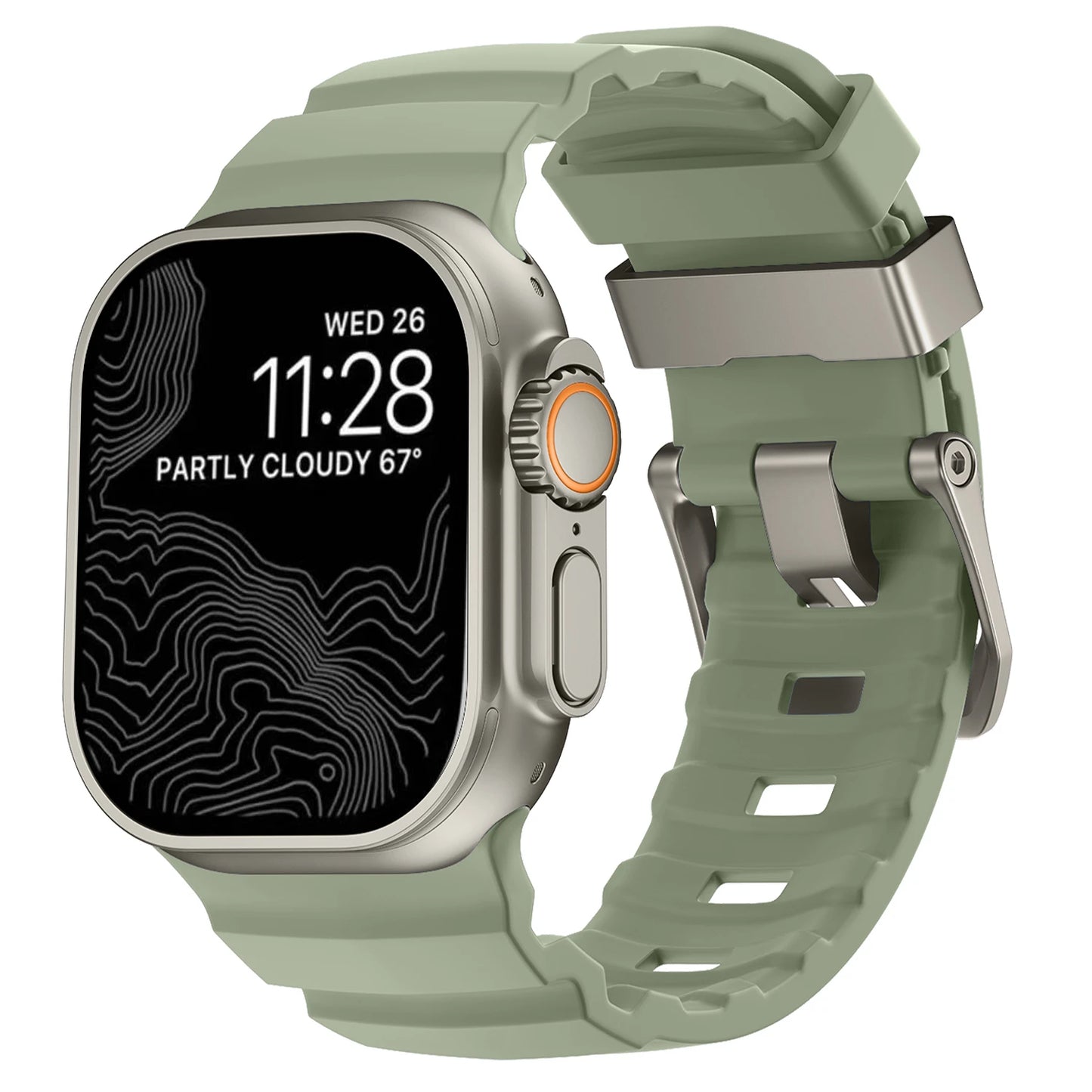¿Buscas Una Correa resistente, cómoda, con un diseño robusto y deportivo para tu Apple Watch?