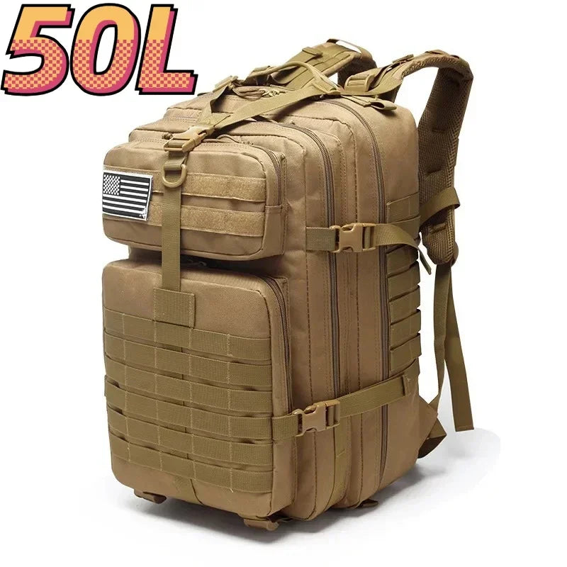 Prepárate para Cualquier Aventura con esta Mochila Táctica de 50 L