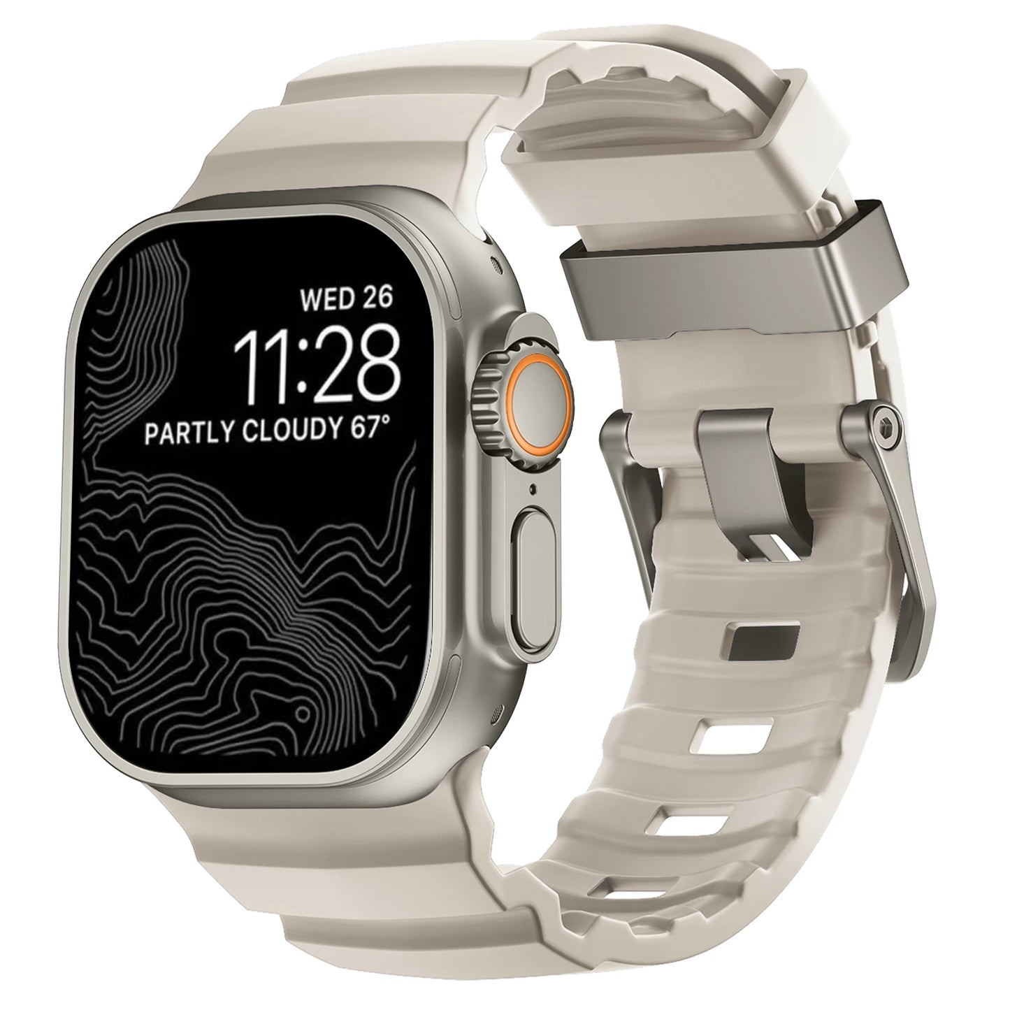 ¿Buscas Una Correa resistente, cómoda, con un diseño robusto y deportivo para tu Apple Watch?