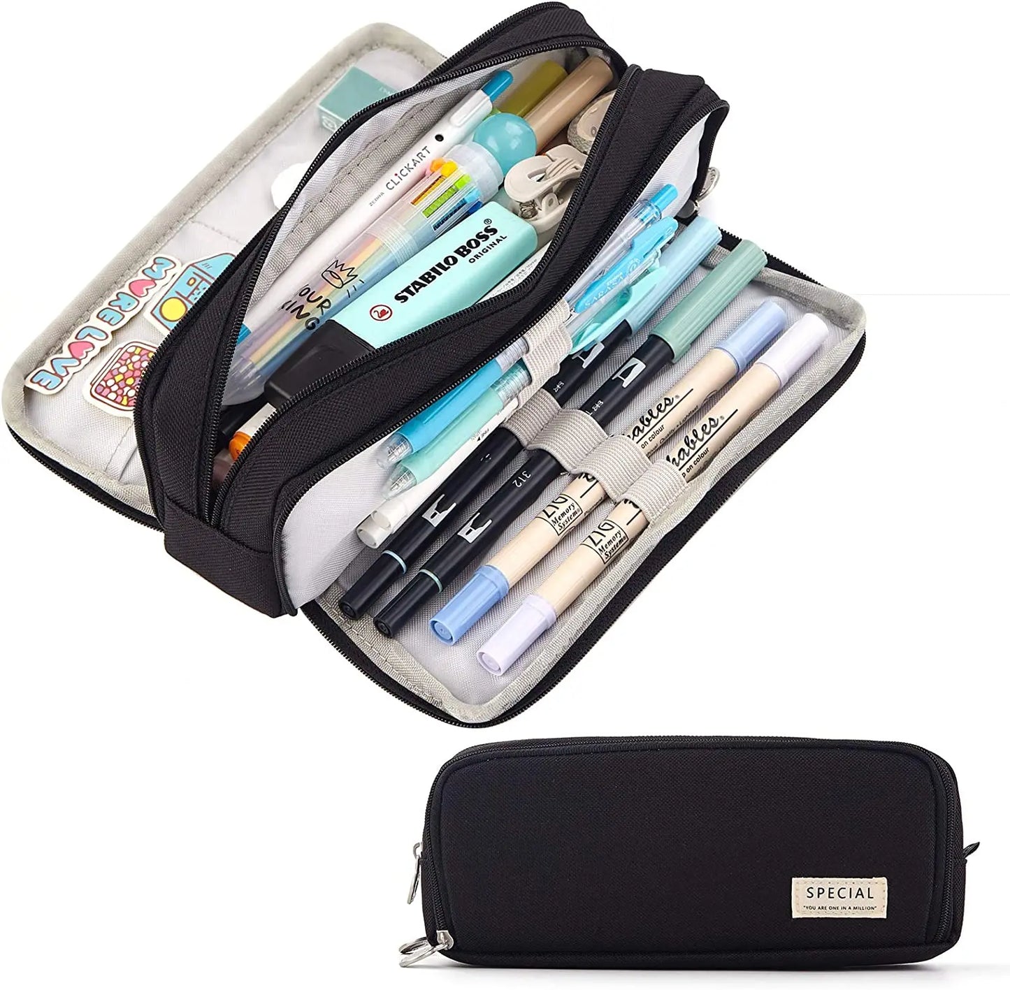 ¿Buscas un estuche espacioso, funcional y un diseño moderno con una gran variedad de colores?