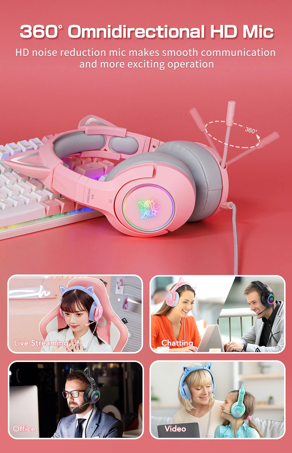 ¡Sumérgete en la experiencia gamer definitiva con estos audífonos diseñados para brindarte sonido envolvente