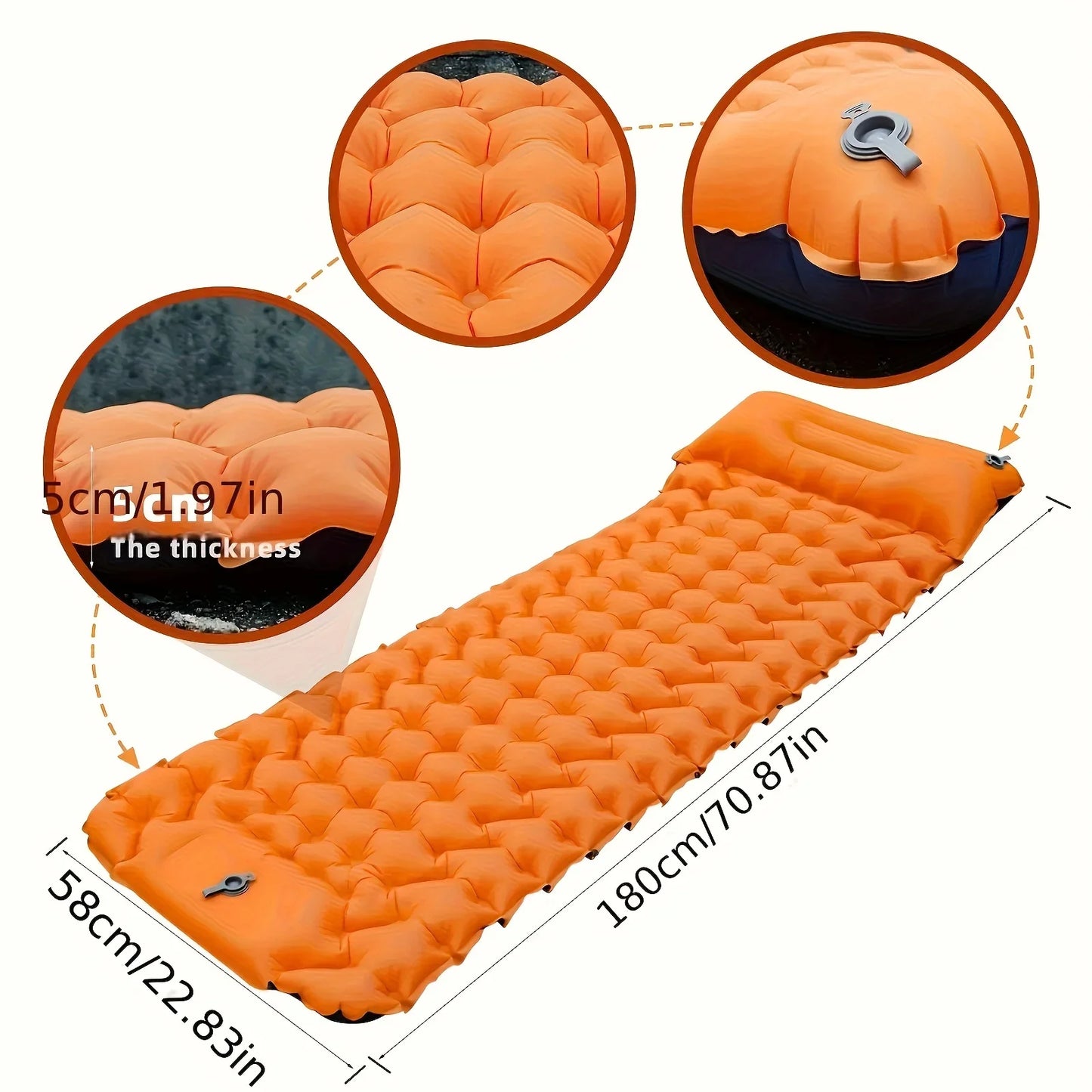 ¿Buscas una colchoneta compacta y cómoda para tus aventuras al aire libre? La Colchoneta Inflable LAAOVE es la solución perfecta para quienes aman el senderismo, el camping y cualquier actividad al aire libre