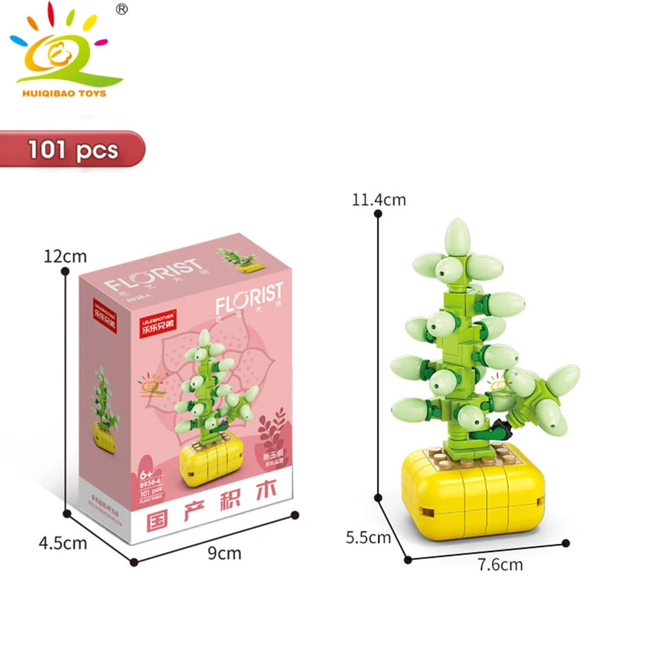 Crea belleza con tus manos: suculenta decorativa de bloques DIY