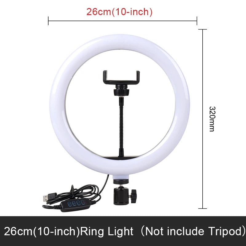 ¿Eres creador de contenido, influencer o fotógrafo? Este anillo de luz es lo que necesitas para llevar tus videos, transmisiones en vivo y fotos al siguiente nivel. Te ofrece una iluminación profesional que elimina sombras
