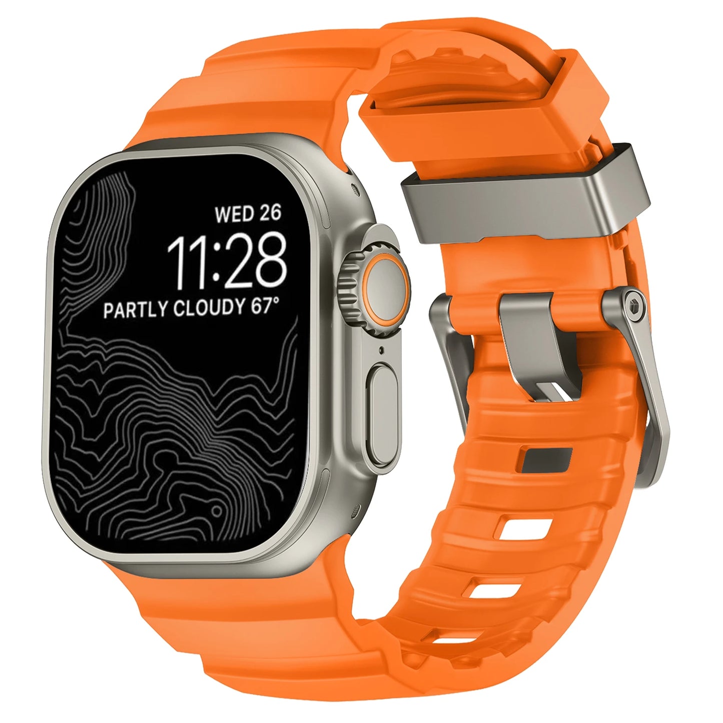 ¿Buscas Una Correa resistente, cómoda, con un diseño robusto y deportivo para tu Apple Watch?