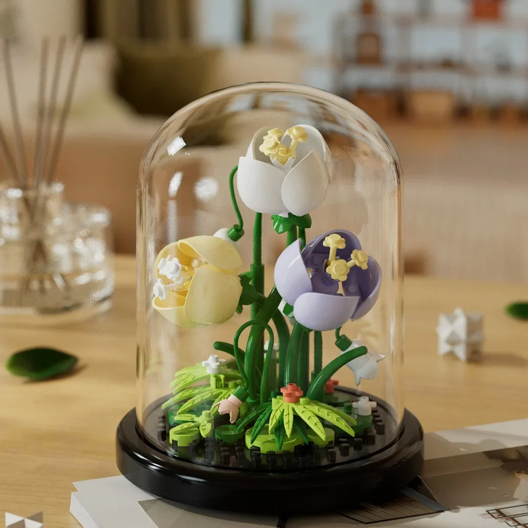 Arte, decoración y diversión en miniatura: bonsai de bloques DIY