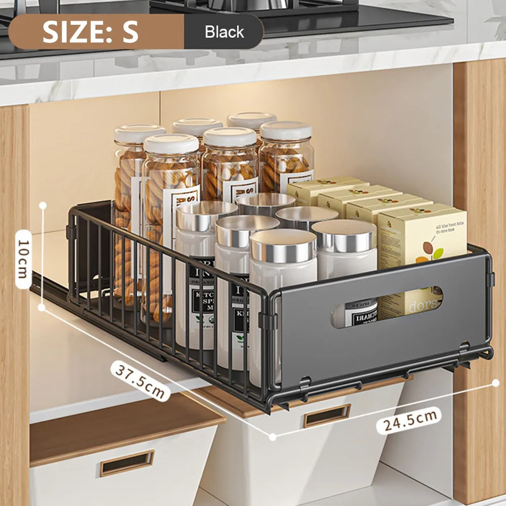 ¡Transforma tu cocina y otros espacios con el Organizador Extraíble JYPS! Diseñado para hacer tu vida más fácil, este estante de almacenamiento de alta calidad es la solución perfecta para mantener todo en su lugar y al alcance de la mano