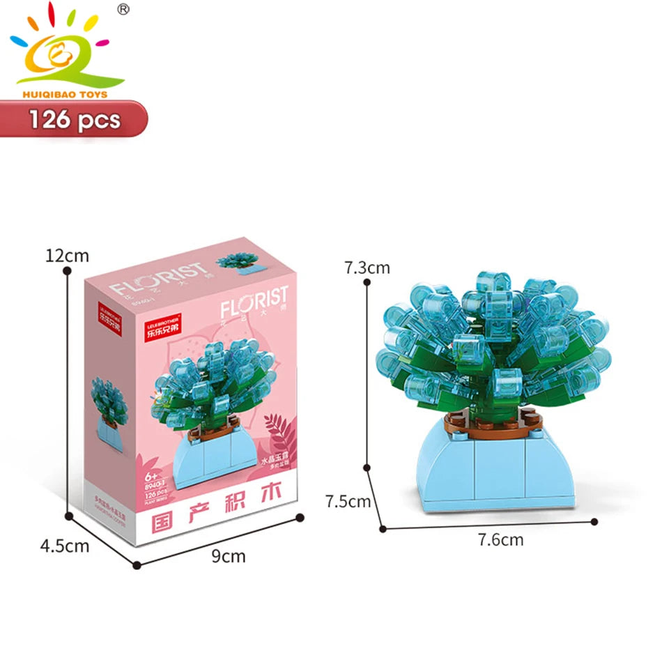 Crea belleza con tus manos: suculenta decorativa de bloques DIY
