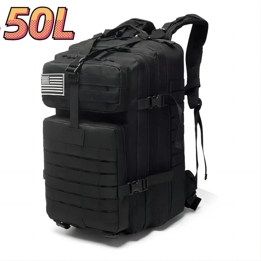 Prepárate para Cualquier Aventura con esta Mochila Táctica de 50 L