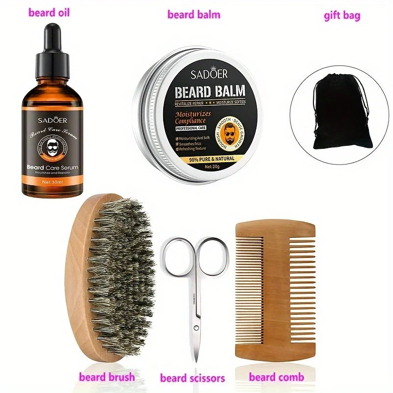 Este completo Kit de Crecimiento de Barba es el regalo perfecto para los hombres que buscan mantener una barba saludable, bien cuidada y con un crecimiento óptimo. Con productos naturales, eficaces y herramientas de alta calidad
