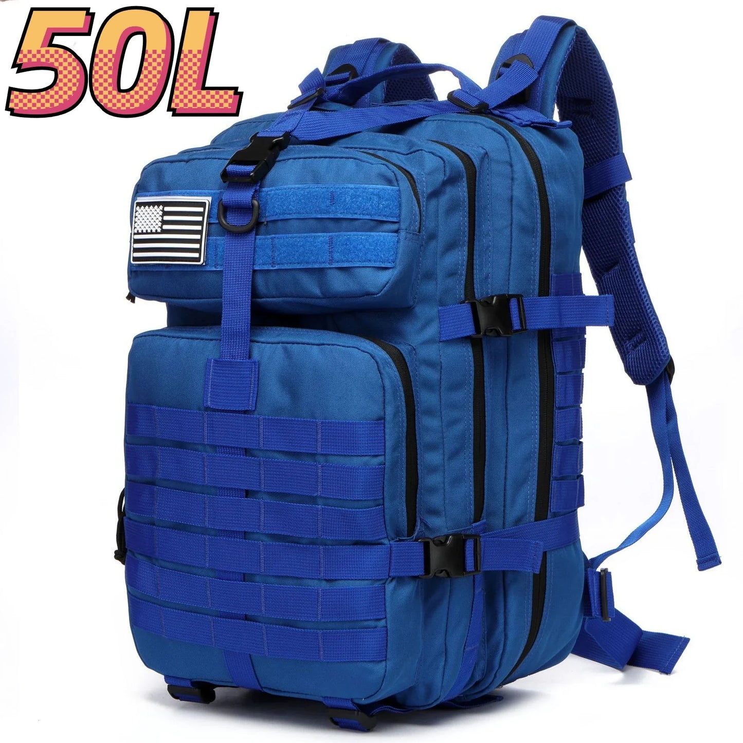 Prepárate para Cualquier Aventura con esta Mochila Táctica de 50 L
