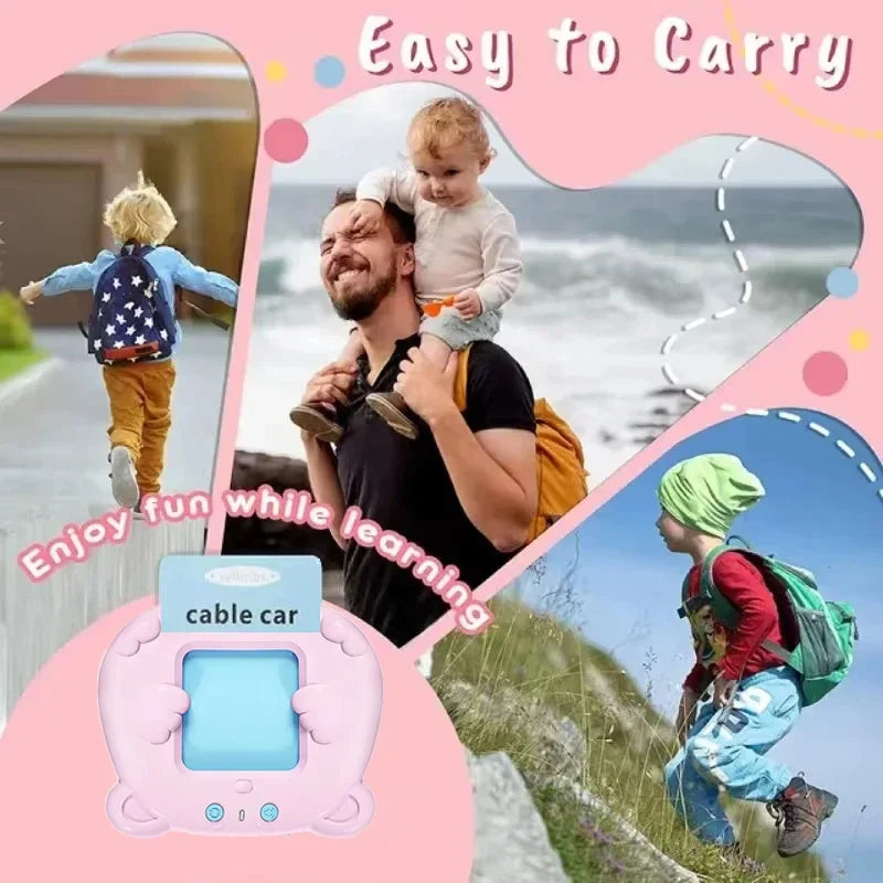 ¡Transforma el aprendizaje en una experiencia divertida y educativa! Las tarjetas flash parlantes son una herramienta de aprendizaje única para niños pequeños que quieren explorar un mundo de palabras, sonidos y colores