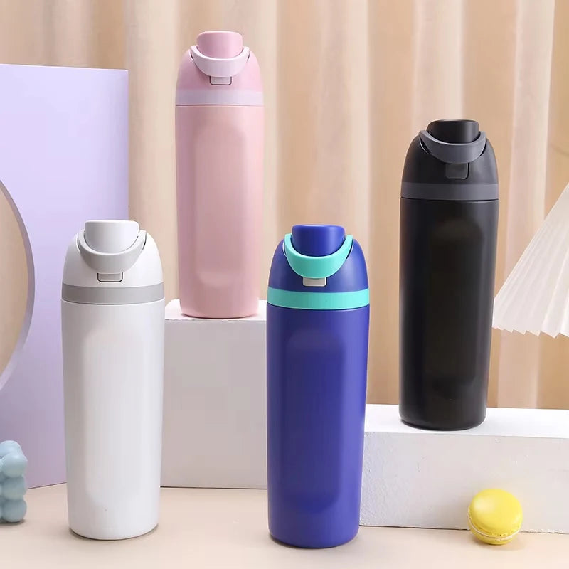 Mantén tu Bebida a la temperatura Perfecta por Horas con este Termo deportivo.