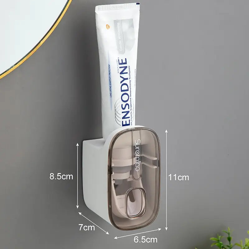 Higiene, comodidad y ahorro en tu baño con este dispensador automático de pasta dental!