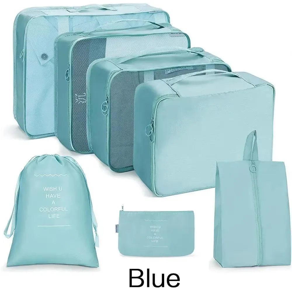 ¿Te gustaría mantener tu equipaje perfectamente organizado y protegido durante tus viajes? Con nuestro Juego de Bolsas de Almacenamiento para Viaje, podrás organizar fácilmente tus pertenencias, desde ropa y calzado hasta artículos pequeños y accesorios