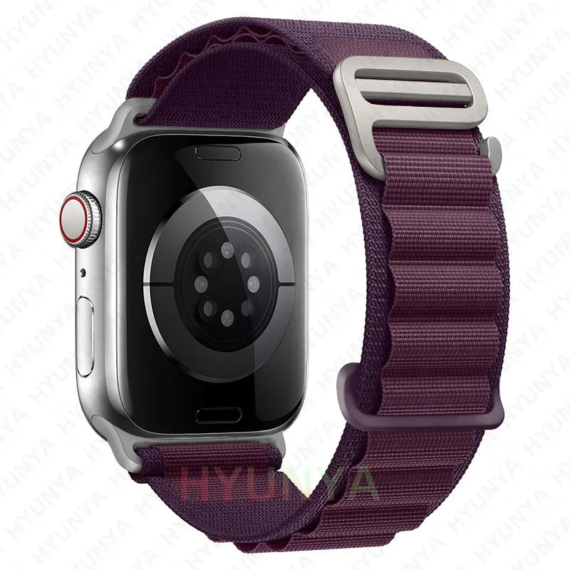 Comodidad, resistencia y estilo para tu Apple Watch con la correa Alpine deportiva.