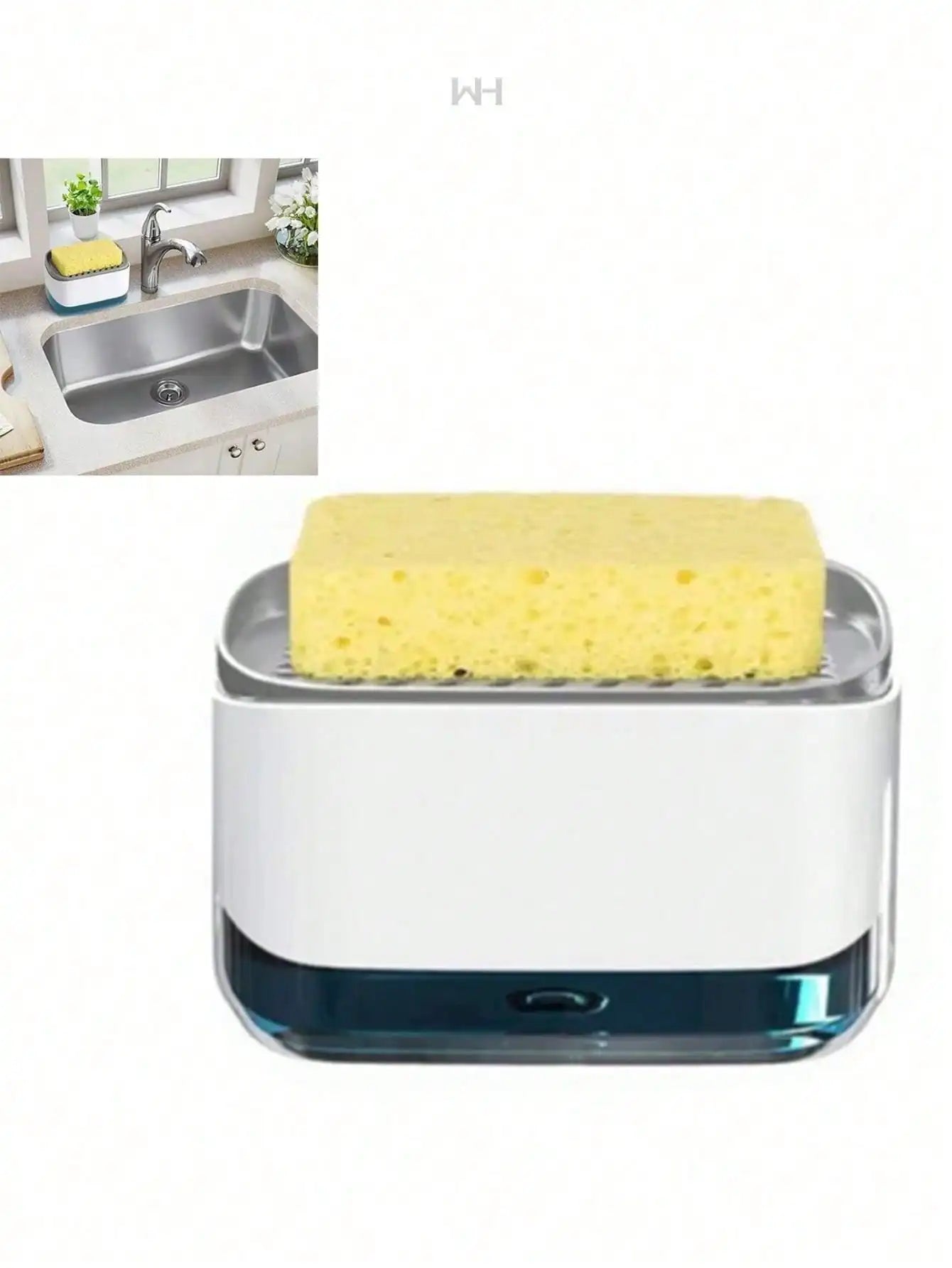 ¡Dile adiós al desorden y mejora tu experiencia de lavado con nuestro Dispensador de Jabón Líquido para Cocina y Baño