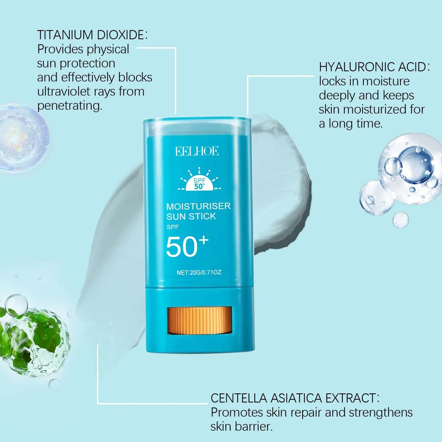 Protector solar Original. Fácil de llevar. Protege tu piel de los rayos UVA y UVB.