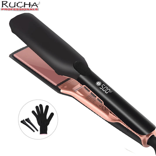 Alisa, trata y recupera tu cabello como en salón: Plancha profesional 500°F con tecnología de plasma.
