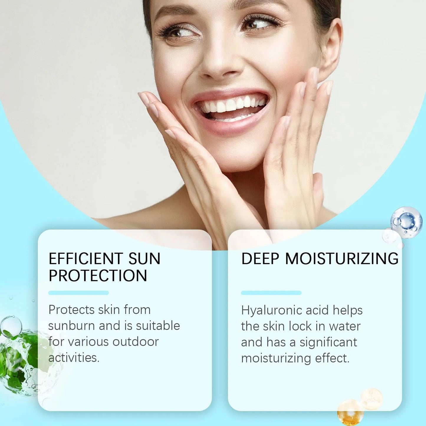 Protector solar Original. Fácil de llevar. Protege tu piel de los rayos UVA y UVB.