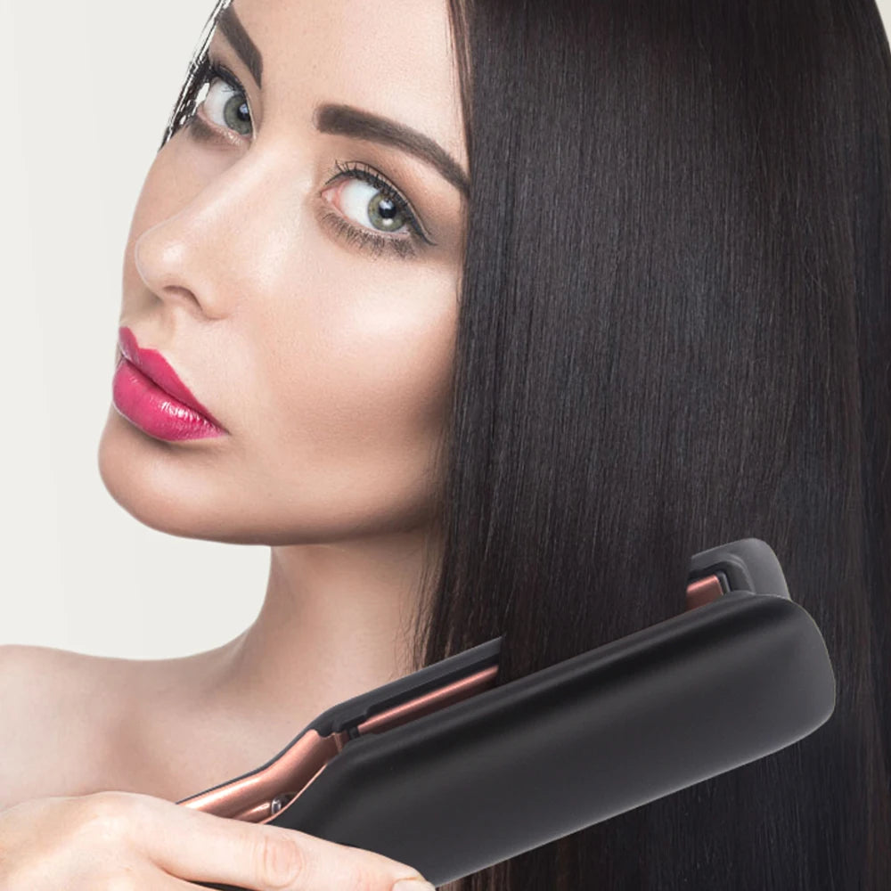 Alisa, trata y recupera tu cabello como en salón: Plancha profesional 500°F con tecnología de plasma.