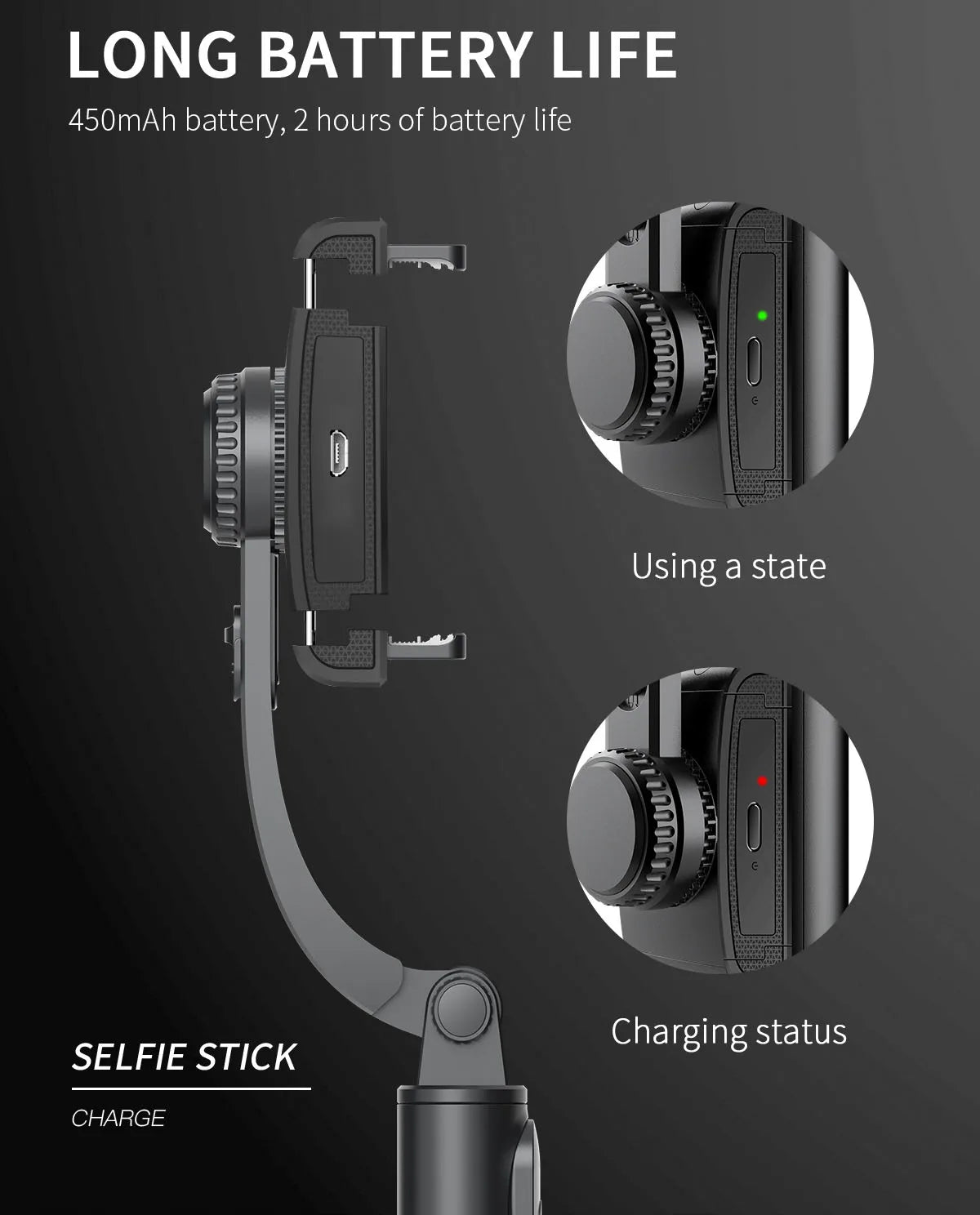 Graba como un profesional con este estabilizador para smartphone. Olvídate de videos temblorosos y selfies incómodas.