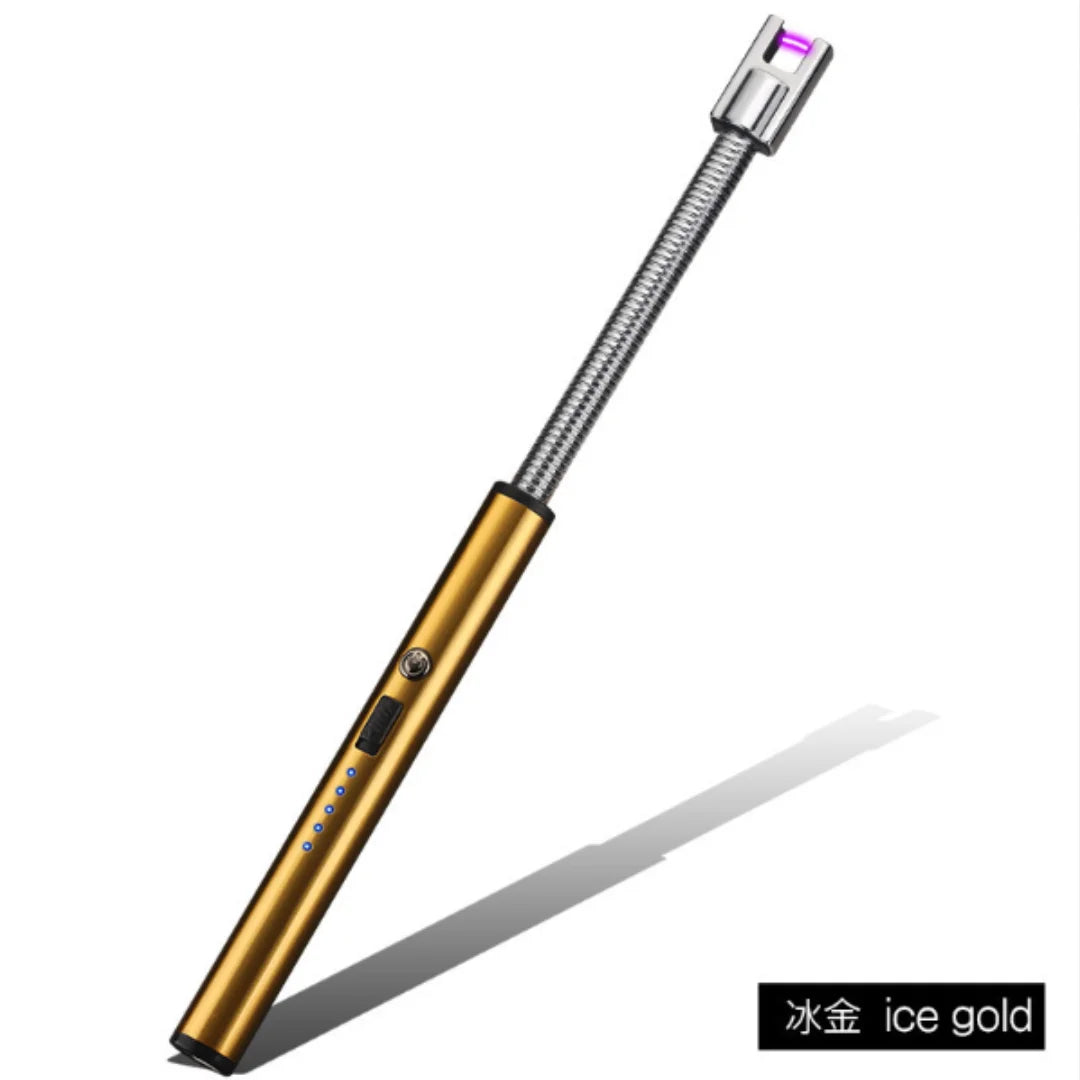 ¿Cansado de luchar con encendedores tradicionales que se apagan fácilmente o son difíciles de usar? Con el Encendedor de Velas Electrónico USB con LED, tendrás la herramienta perfecta para encender tus velas, parrilladas ,etc