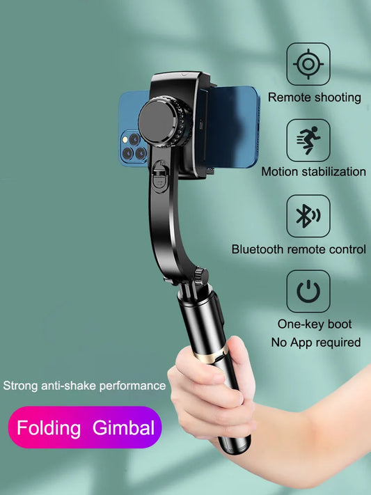 Graba como un profesional con este estabilizador para smartphone. Olvídate de videos temblorosos y selfies incómodas.