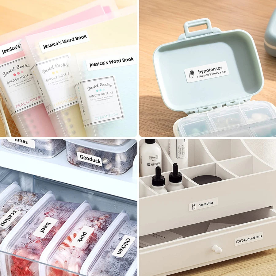 Organiza tu vida con Estilo. Esta mini impresora térmica es lo que necesitas para crear etiquetas rápidas y limpias.
