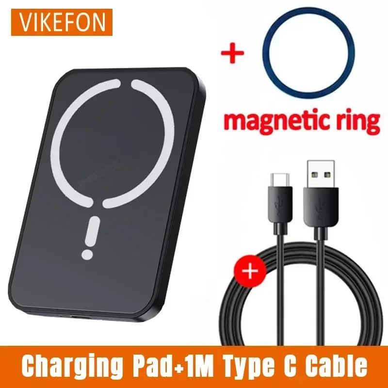 Transforma tu experiencia de carga en el coche con el Cargador Inalámbrico Magnético, Este cargador de última tecnología está diseñado para ofrecerte carga rápida, comodidad total  en todo momento. Ideal para iPhones de la serie 12 a 16
