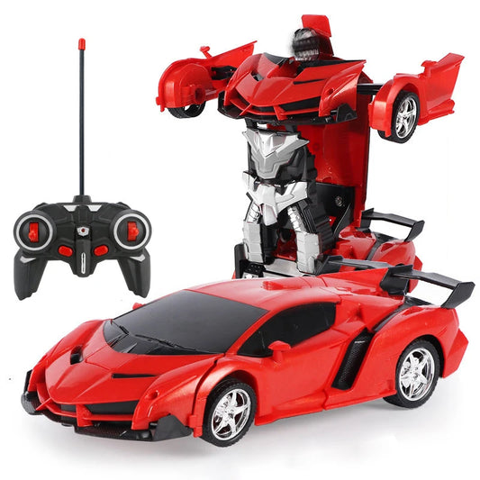 ¡El regalo perfecto para los pequeños aventureros! Presentamos los Coches y Camiones Teledirigidos 2 en 1, una emocionante combinación de coche deportivo y robot transformable. Diseñados para ofrecer horas de diversión