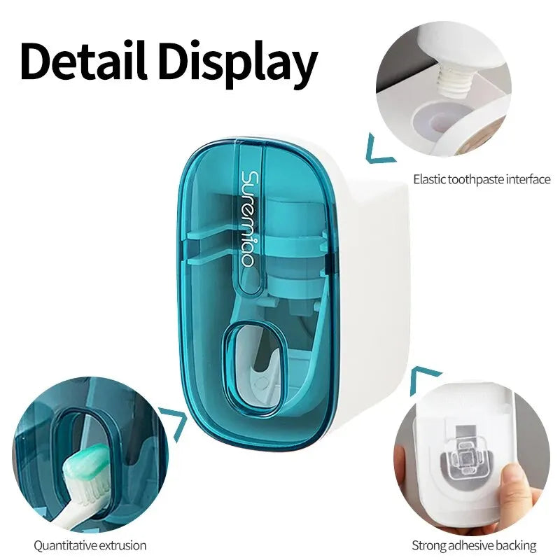 Higiene, comodidad y ahorro en tu baño con este dispensador automático de pasta dental!
