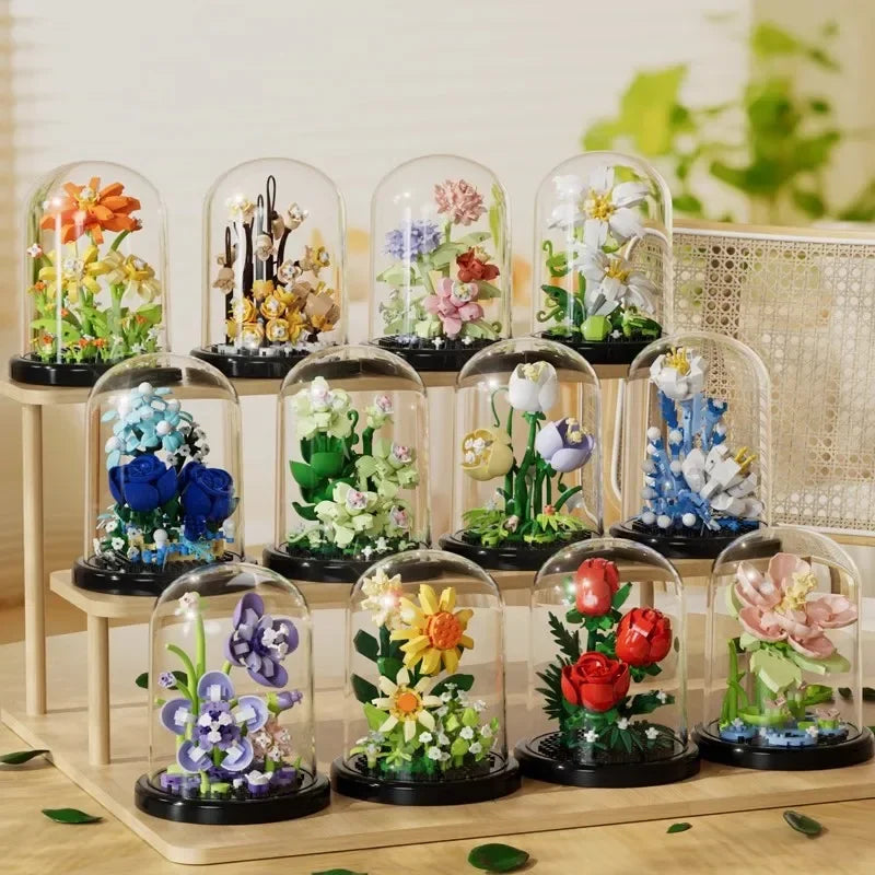 Arte, decoración y diversión en miniatura: bonsai de bloques DIY