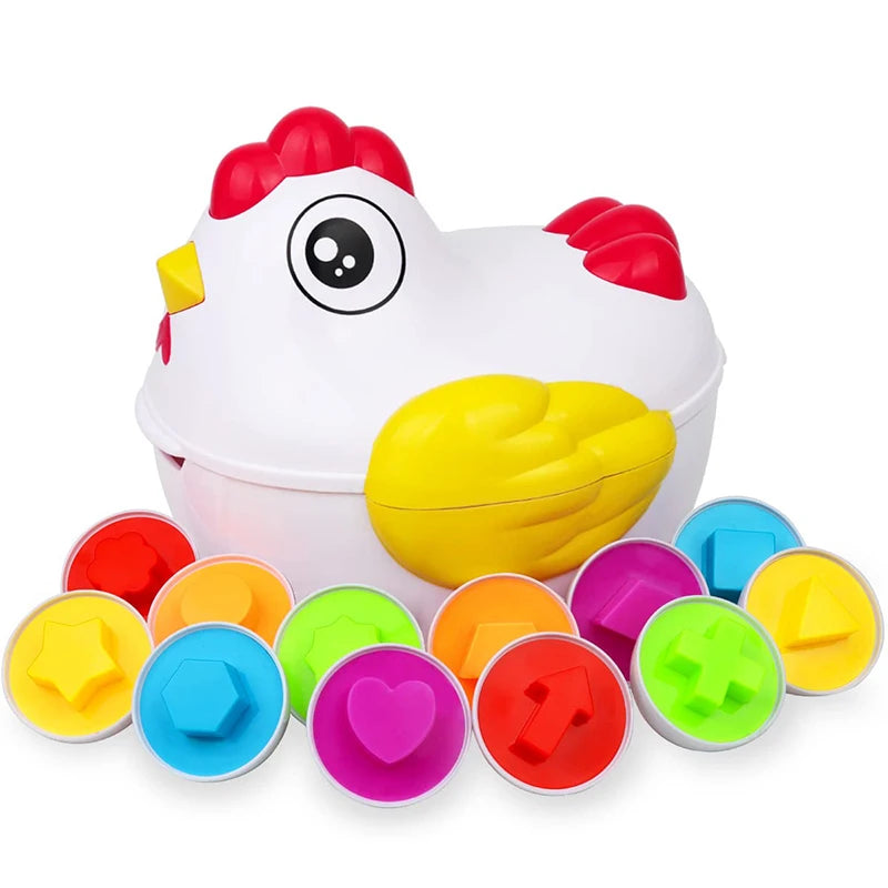 ¡Haz que tu pequeño aprenda mientras juega con nuestros Huevos a Juego para Niños Pequeños! Este juguete educativo Montessori está diseñado para estimular el desarrollo cognitivo, la coordinación y el reconocimiento de colores y formas