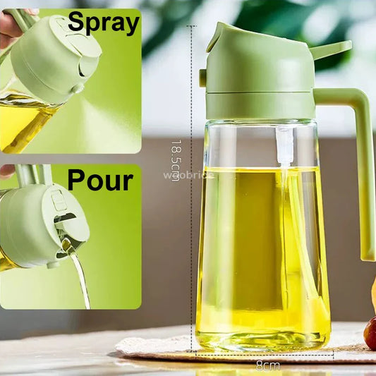 Cocina más saludable. Controla exactamente la cantidad de aceite que usas.