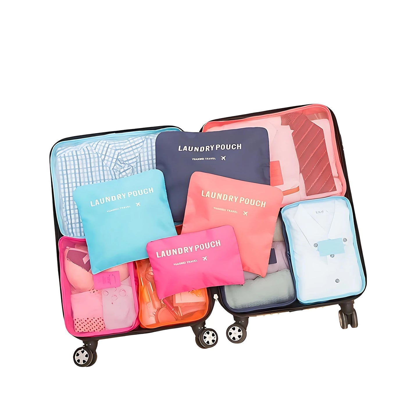 ¿Te gustaría mantener tu equipaje perfectamente organizado y protegido durante tus viajes? Con nuestro Juego de Bolsas de Almacenamiento para Viaje, podrás organizar fácilmente tus pertenencias, desde ropa y calzado hasta artículos pequeños y accesorios