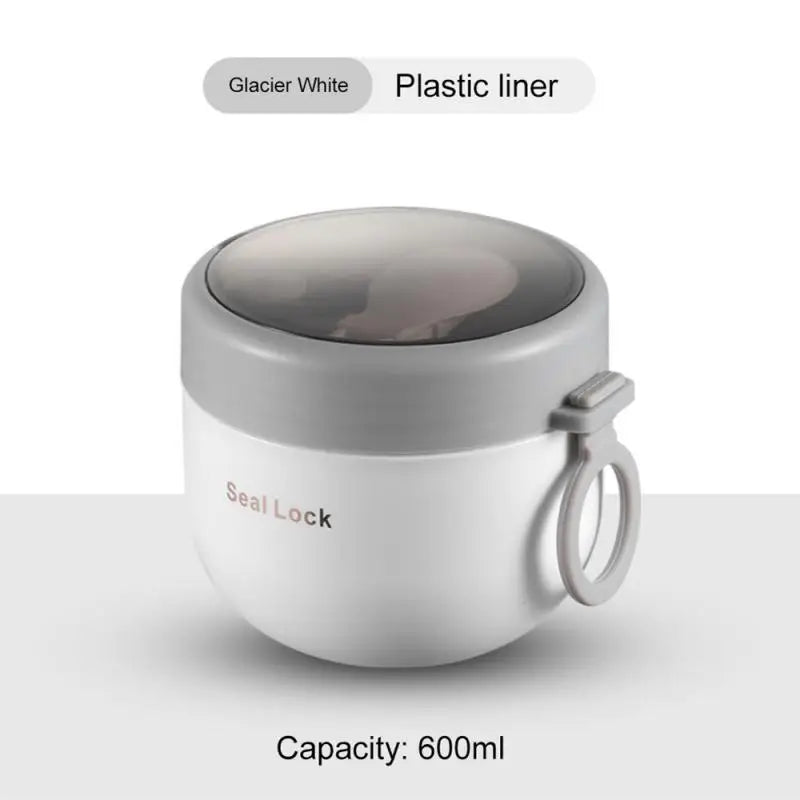 ¿Te gustaría disfrutar de tu comida caliente o fría en cualquier lugar? Este frasco térmico de acero inoxidable es la solución.