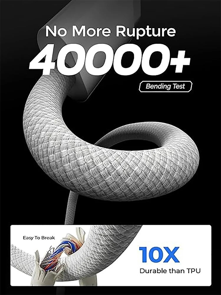 ¿Estás buscando un cable resistente, eficiente y de alta velocidad para cargar tus dispositivos? ¡Este Cable de Carga Rápida USB Tipo C es todo lo que necesitas! Con tecnología PD (Power Delivery) y una capacidad de carga de 60W