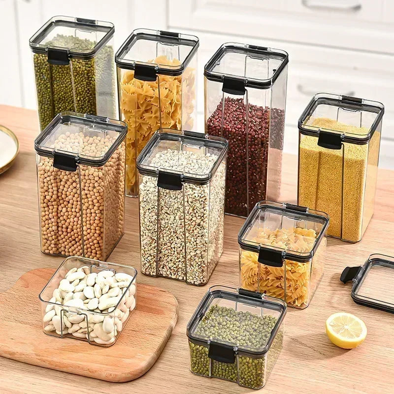Organiza tu despensa como un chef con este set de contenedores herméticos para cocina. Paquete de 7 contenedores