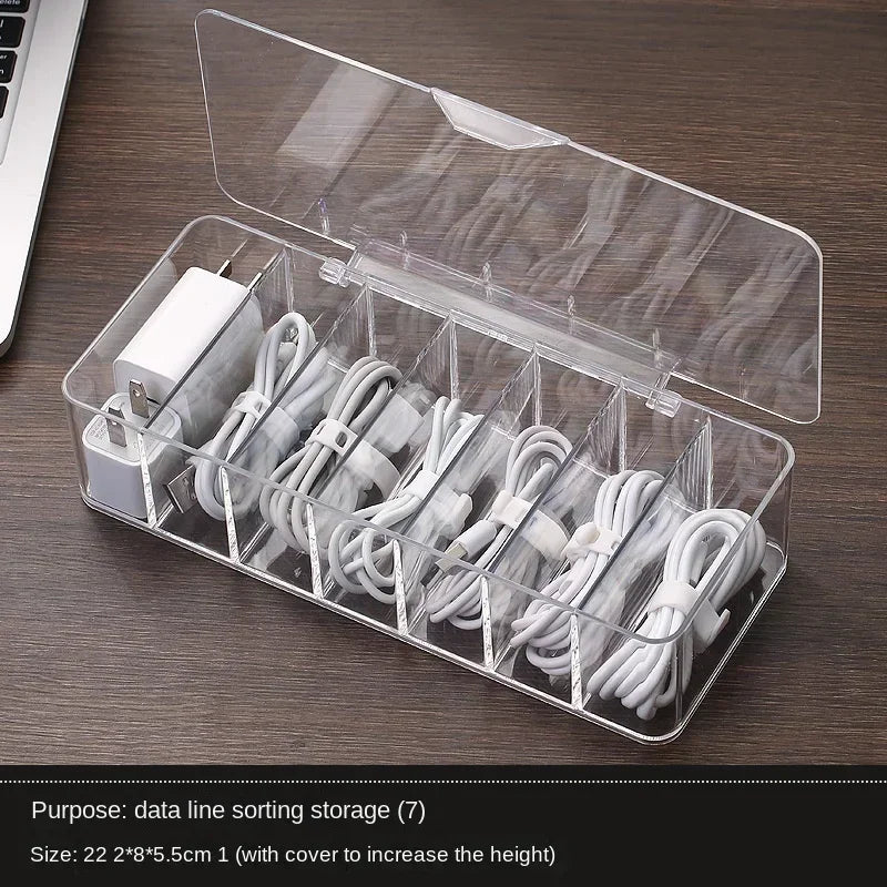 Despídete del Caos de Cables en tu Hogar u Oficina con esta Caja Organizadora.