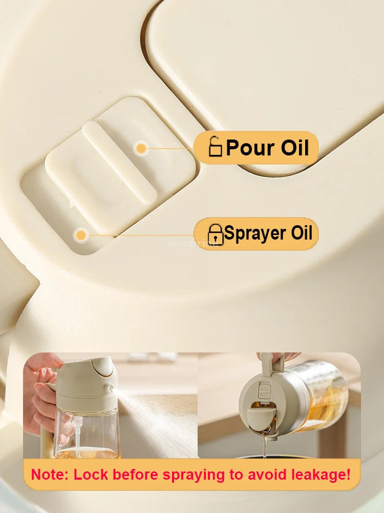 Cocina más saludable. Controla exactamente la cantidad de aceite que usas.