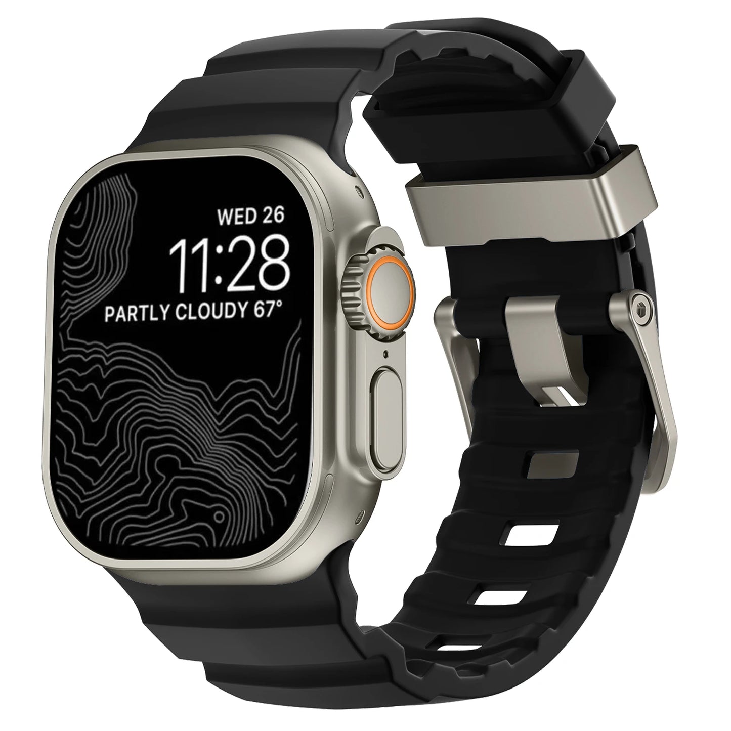 ¿Buscas Una Correa resistente, cómoda, con un diseño robusto y deportivo para tu Apple Watch?